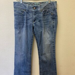 Ariat Women's Blue Jeans cowboy style boot cut  28R
